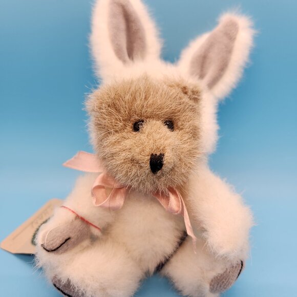 Vintage Boyd's Bear Archive Collection "Chan" Brown Stuffed 8" Animal Bunny Suit - Picture 4 of 7